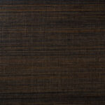 Donkerbruin Arte-Line 72754 behang met een fijn geweven textuur en horizontale lijnen.