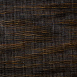 Donkerbruin Arte-Line 72754 behang met een fijn geweven textuur en horizontale lijnen.