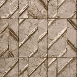Luxe behang met een reliëfstructuur en diagonale lijnen uit de Arte Luster Perula 70302 collectie.