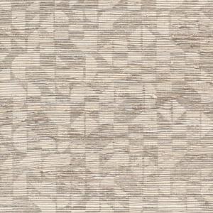 Beige behang uit de Arte Marquesa Cyperus collectie met een subtiel bladerenpatroon en horizontale textuur.