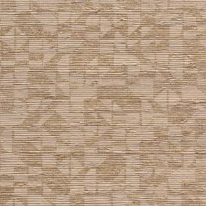 Beige behang met een subtiel geometrisch patroon en horizontale textuur uit de Arte Marquesa Cyperus collectie.