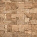 Behang met een patroon van verweerde, natuurlijke lederen vlakken in warme beige- en bruintinten uit de Arte Melaky Alba 40701 collectie.
