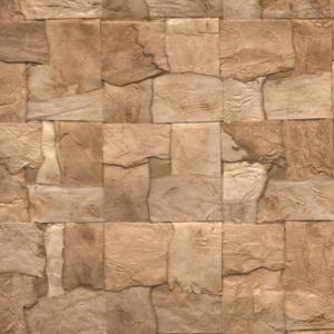 Behang met een patroon van verweerde, natuurlijke lederen vlakken in warme beige- en bruintinten uit de Arte Melaky Alba 40701 collectie.