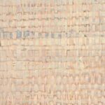 Textuur van Arte Melaky Tana 40741 behang met een geweven, natuurlijke uitstraling in zachte beige- en grijstonen.