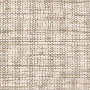 Beige behang met een geweven textuur uit de Arte Pampas Sombra 73541 collectie.