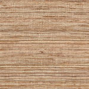 Behang met een natuurlijke, geweven textuur in aardetinten uit de Arte Pampas Sombra collectie.