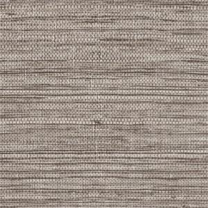 Grijsbruin behang met een geweven textuur uit de Arte Pampas Sombra collectie.