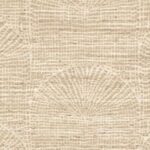 Beige wandbekleding met een geweven textuur en subtiel patroon uit de Arte Pampas Cupula collectie.