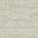 Grijze Arte Pampas Cupula 73563 behangstructuur met een fijn rasterpatroon en subtiel cirkelvormig reliëfeffect.