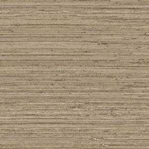 Behang met een horizontaal gestreept patroon in natuurlijke bruine tinten uit de Arte Pampas Matiz 73523 collectie.