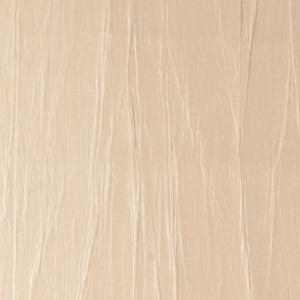 Beige Arte Pyxis 38009A behang met een subtiele, verticale vouwtextuur.