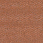 Alt-tekst: Roodbruin Arte Shimmer behang met een patroon van kleine, rechthoekige steentjes.