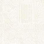Lichtbeige Arte-Tali Tamba 60720 behang met een subtiel reliëf van geometrische patronen.