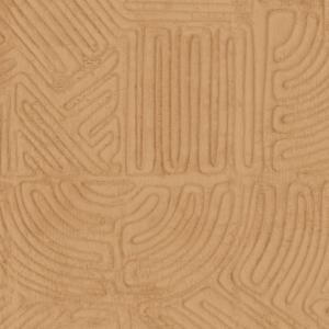 Reliëfbehang Arte Tali Tamba 60727 met een abstract patroon in een warme zandkleur.