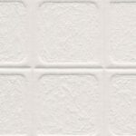 Structuur van het Arte-Terra Arcilla 23930 behang met reliëf in vierkante patronen.