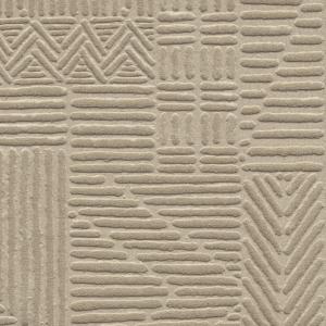 Reliefachtig Arte-Terra Carvato 23922 behang met geometrisch patroon in zandtinten.