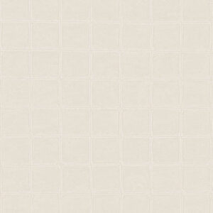 Wandbekleding met een fijn vierkant patroon in een zachte eggshell-kleur uit de Arte Textura Alma 21010-A collectie.