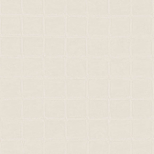 Wandbekleding met een fijn vierkant patroon in een zachte eggshell-kleur uit de Arte Textura Alma 21010-A collectie.