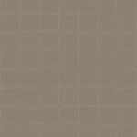Beige Arte-Textura Alma-behang met een subtiel vierkant patroon en lederachtige textuur.