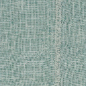 Lichtblauw Arte Uno behang met een structuur die lijkt op grof geweven textiel.