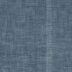 Blauw Arte Uno behang met een textielachtige, geweven linnenstructuur.