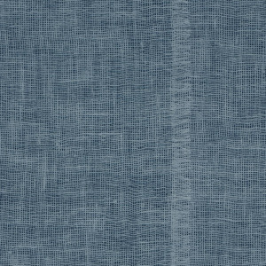 Blauw Arte Uno behang met een textielachtige, geweven linnenstructuur.