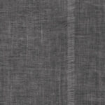 Donkergrijs Arte Uno behang met een geweven linnenstructuur.