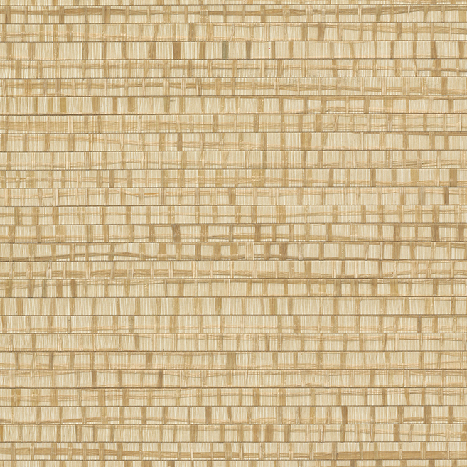Beige Arte-behang Ajoura 48072 met een geweven textuurpatroon uit de Les Forêts-collectie.