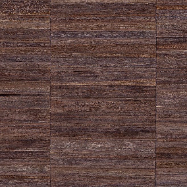 Bruin behang met een horizontaal geweven textuur uit de Arte Atelier Naturally Beautiful collectie, model AT-22.