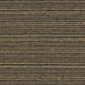 Close-up van Arte behang uit de Atelier Unlimited-collectie met een horizontaal gestreept patroon in aardetinten.