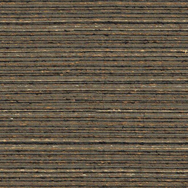 Close-up van Arte behang uit de Atelier Unlimited-collectie met een horizontaal gestreept patroon in aardetinten.