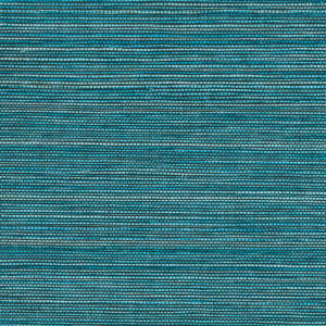 Detail van het Arte-behang Avalon Marsh 31511 met een fijn geweven structuur in turquoise tinten.