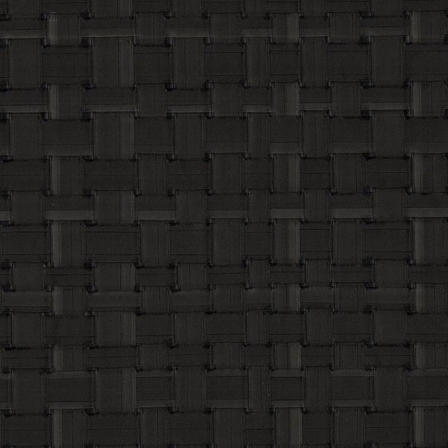 Donkerbruin Arte-behang Avalon Weave 31572 met een geweven patroon in rasterstructuur.
