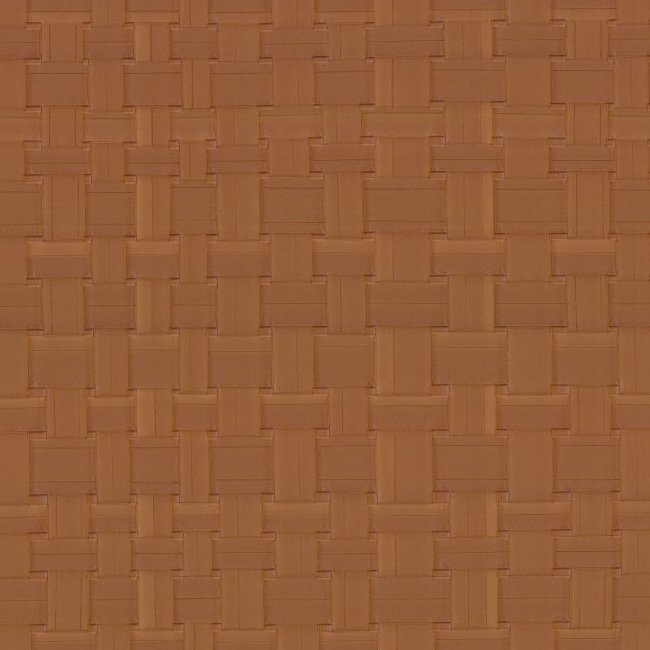 Bruin Arte-behang Avalon Weave 31573 met een geweven patroon van rechthoekige stroken.