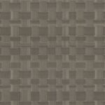 Geweven patroon in grijs- en bruintinten van het Arte behang Avalon Weave 31575.
