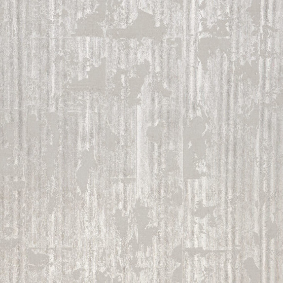 Licht glinsterend behang met een abstract patroon in zilvergrijs uit de Arte Boutique Glowing Patina collectie.