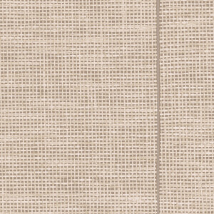 Lichtbeige wandbekleding met een geweven raffiastructuur uit de Arte Essentials Les Naturels Le Raphia Tissé collectie.
