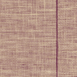 Structuur van geweven raphia-behang in een paarse en beige tint uit de Arte Essentials Les Naturels collectie.