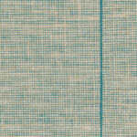 Beige en turquoise geweven patroon van Arte behang uit de Essentials Les Naturels Le Raphia Tissé collectie.