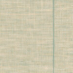 Beige en lichtgroen geweven behangpatroon uit de Arte Essentials Les Naturels Le Raphia Tissé collectie.