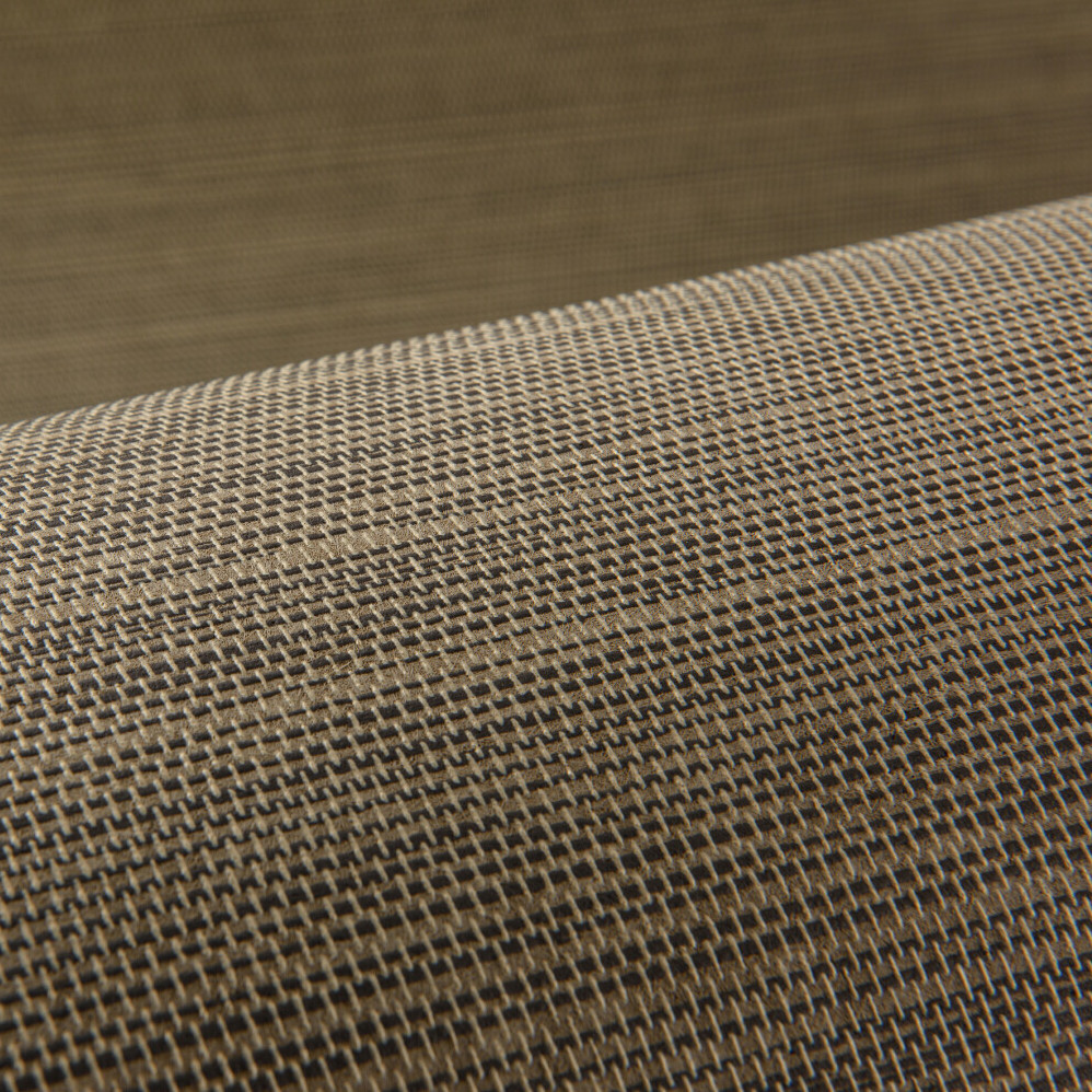 Detail van het Arte Essentials Les Naturels Le Sisal behang met een fijn geweven textuur in natuurlijke bruintinten.