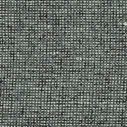 Textuurdetail van het Arte behang Essentials Les Nuances Chanderi 91514 met een geweven, rasterachtig patroon in grijsgroene tinten.