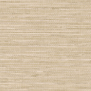 Beige muur met een fijn, horizontaal geweven structuur uit de Arte Essentials Les Naturels La Prairie 26722 behangcollectie.