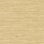 Beige en goudgeel geweven structuur van Arte-behang uit de Essentials Les Naturels La Prairie-collectie.