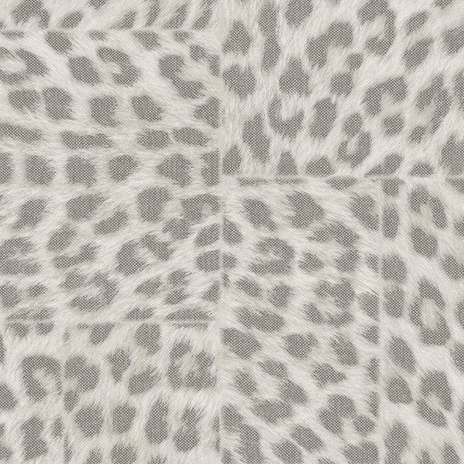 Grijsbeige Arte behang uit de Essentials Travellers collectie met een patroon dat doet denken aan dierenhuid.
