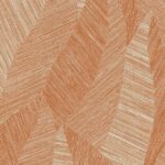 Abstract patroon van Arte behang uit de Essentials Tangram Bounty 24021 collectie in warme terracottatinten.