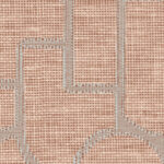 Abstract patroon in beige en terracotta kleuren uit het Arte-behang Essentials Totem Esparto Iberico 18916.
