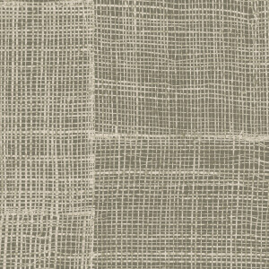 Beige-bruin Arte behang uit de Essentials Totem Rabane collectie met een geweven rasterpatroon.