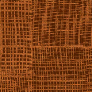 Oranje Arte-behang uit de Essentials Totem Rabane collectie met een fijn geweven rasterpatroon.