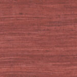 Rood Arte-behang uit de Expedition Tasar-collectie met een geweven textuur en horizontaal patroon.